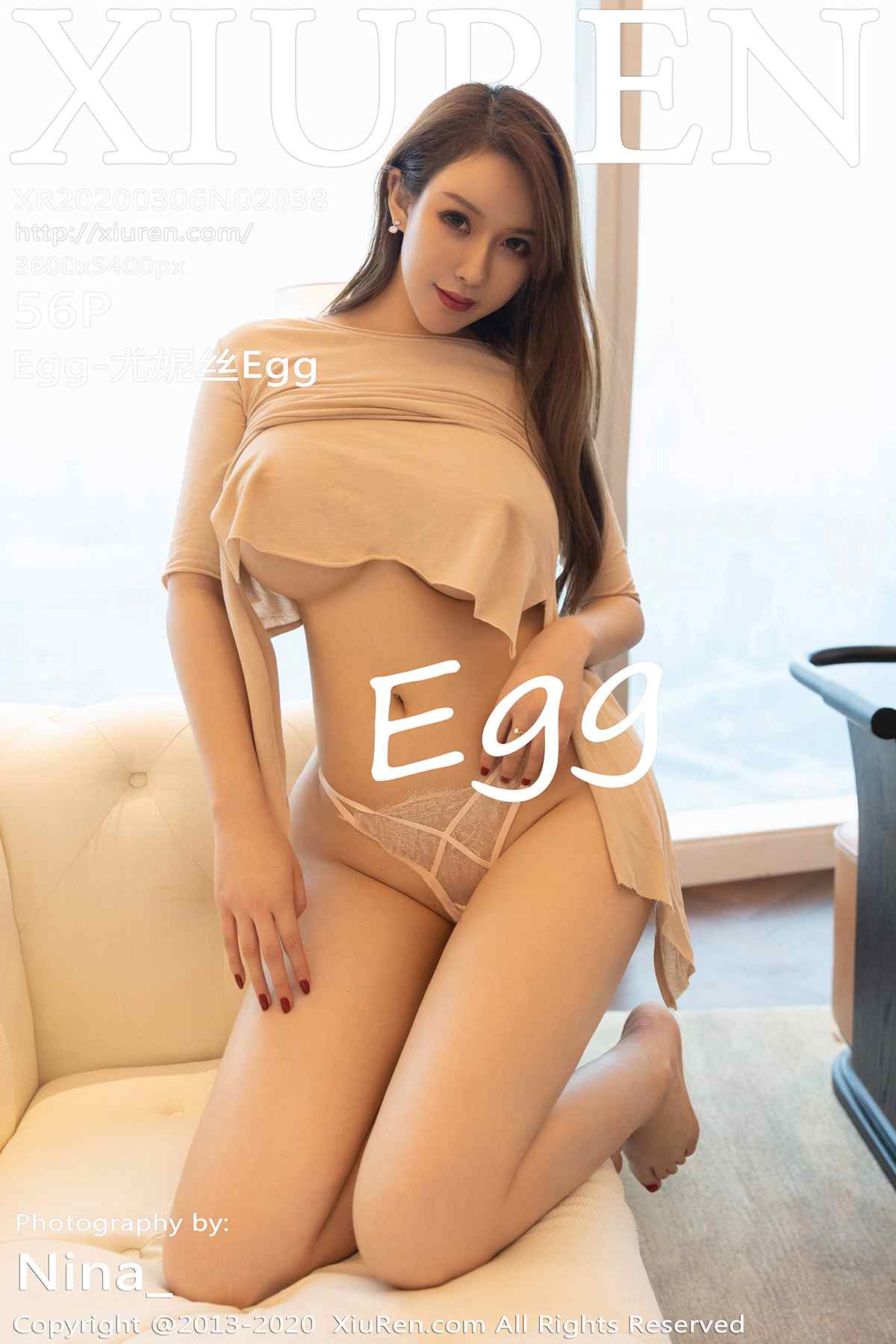 [XiuRen秀人网] 2020.03.06 No.2038 Egg-尤妮丝Egg 巨乳肥臀[56P/143M]