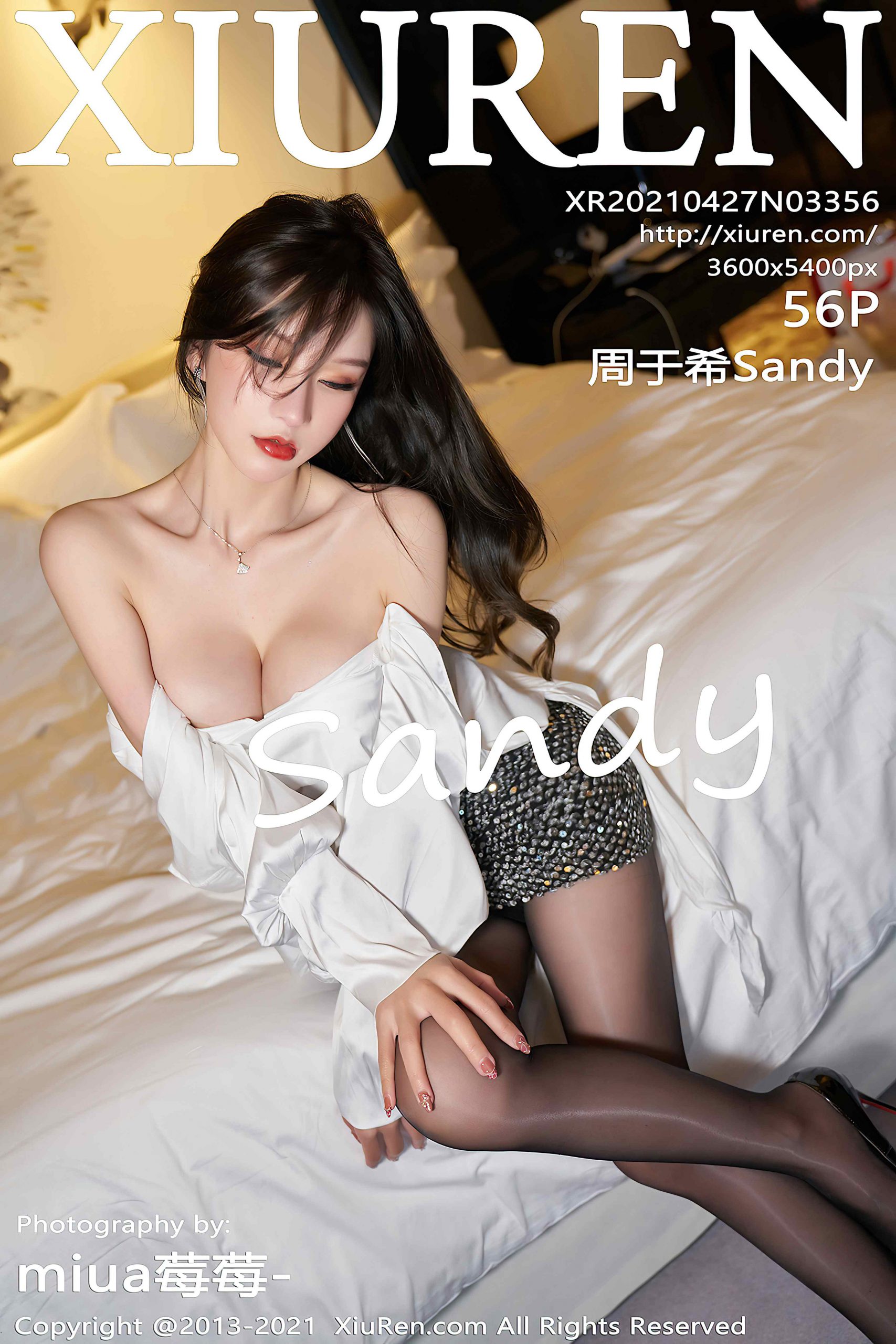 [XiuRen秀人网] 2021.04.27 No.3356 周于希Sandy 黑丝 短裙[56P/520M]