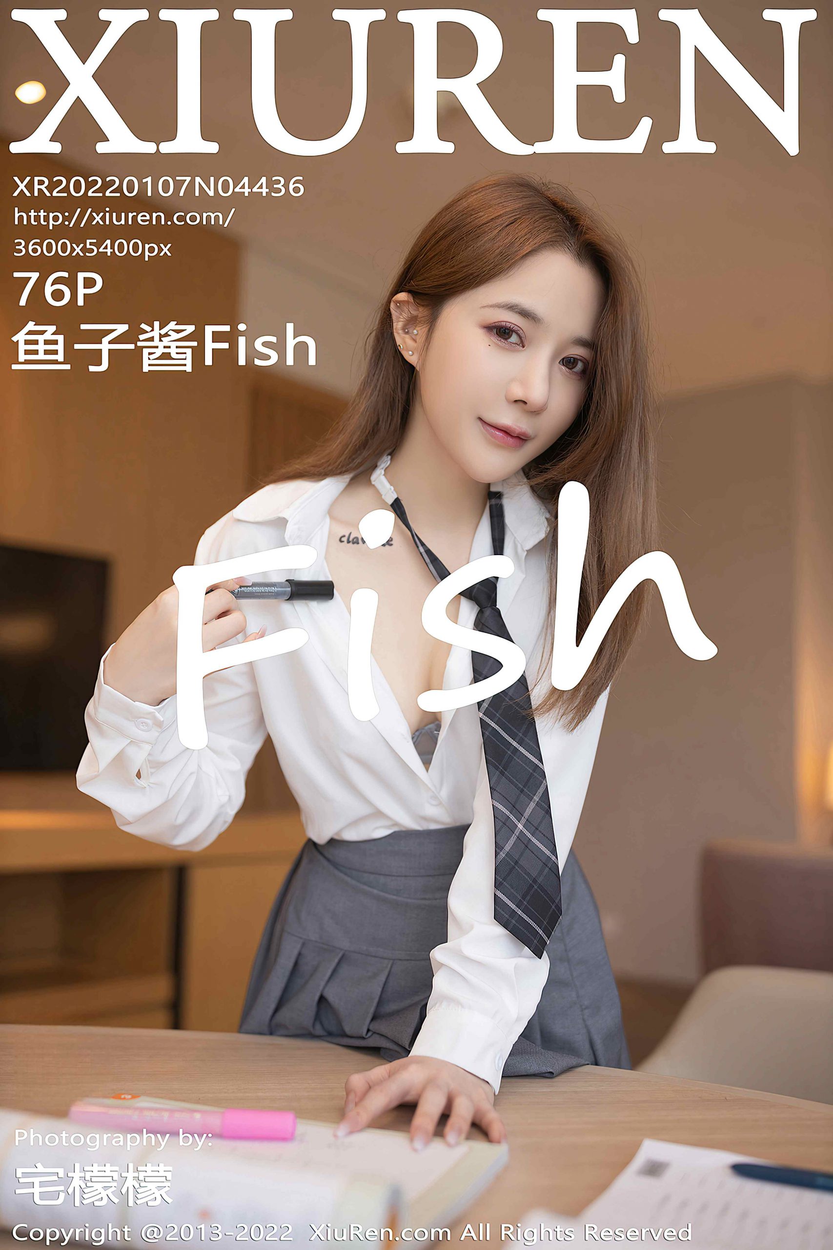 [XiuRen秀人网] 2022.01.07 No.4436 鱼子酱Fish 清纯性感[75P/683M]